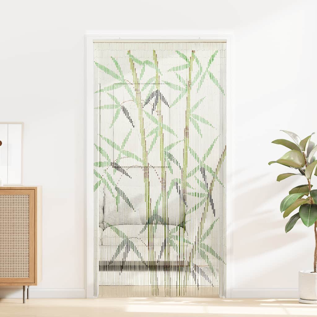 vidaXL Завеса за врата с насекоми Бамбук 90x220 cm Бамбук
