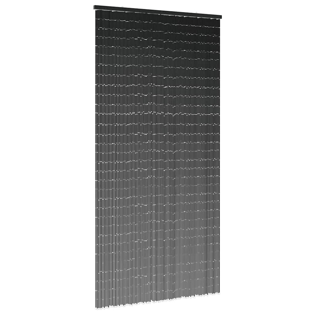 vidaXL Завеса за врата срещу насекоми Тъмно сиво 100x220 cm Бамбук