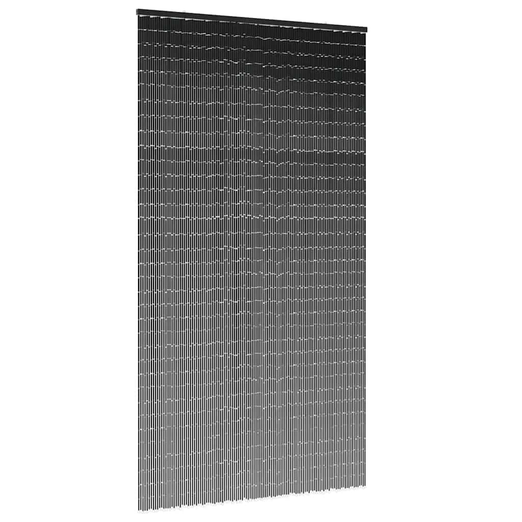 vidaXL Завеса за врата срещу насекоми Тъмно сиво 120x220 cm Бамбук