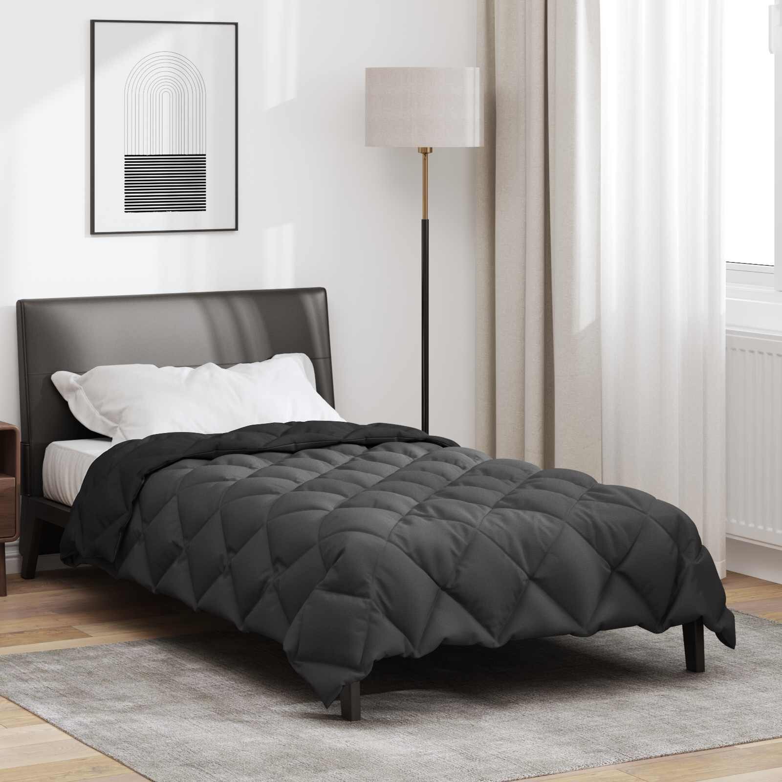 vidaXL Зимен юрган 135 x 200 cm 450 гсм Микрофибър (100% полиестер)