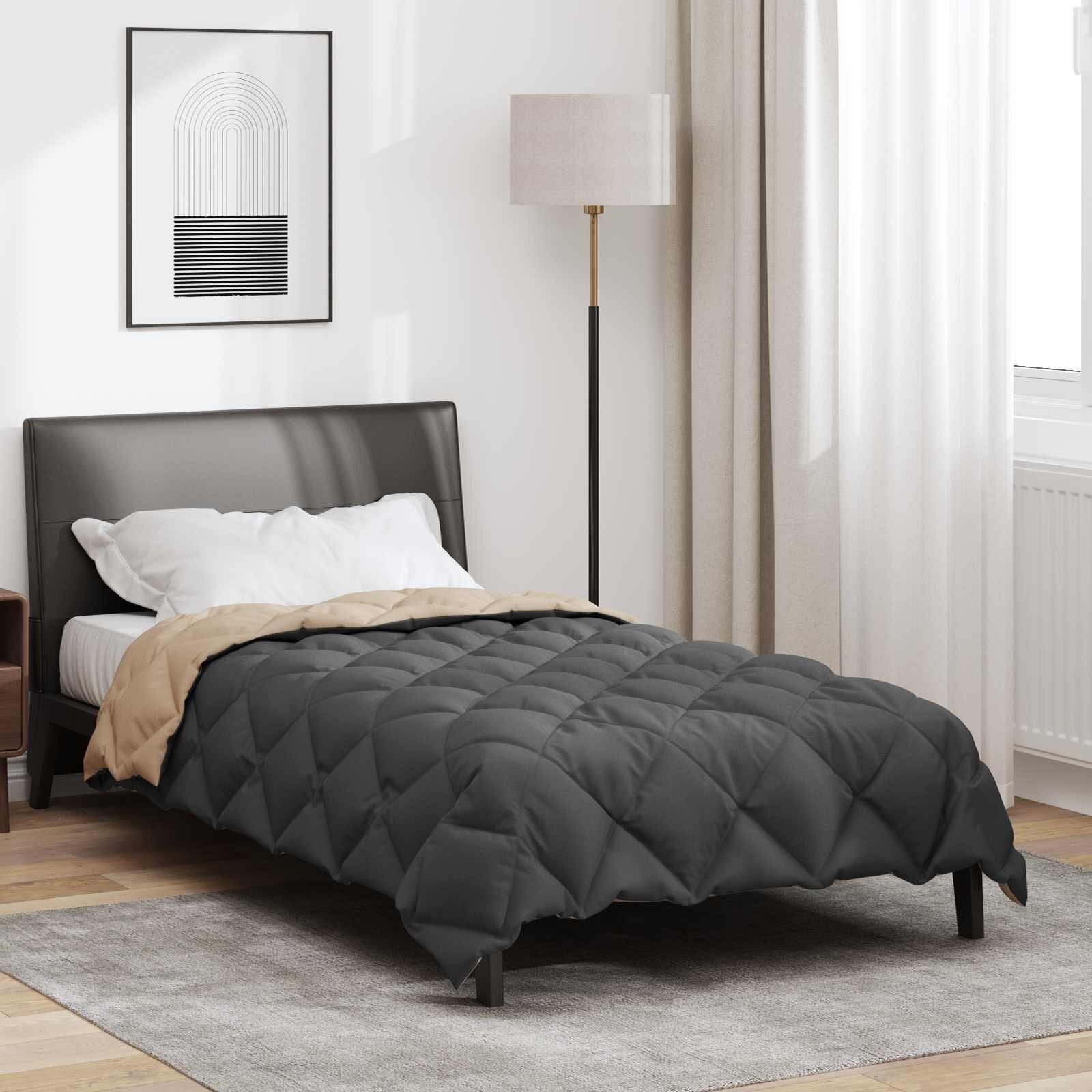 vidaXL Зимен юрган 140 x 200 cm 450 гсм Микрофибър (100% полиестер)