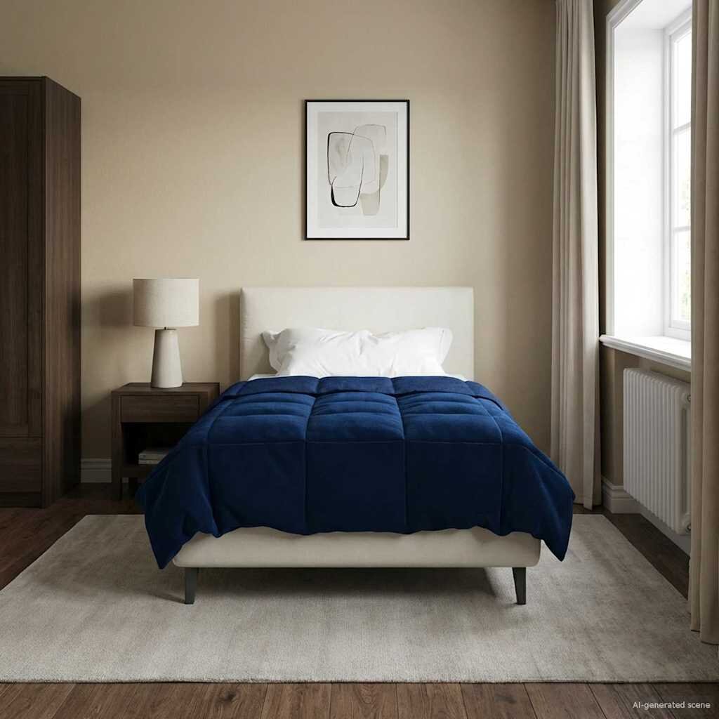 vidaXL Зимен юрган 140 x 200 cm Зима Микрофибър (100% полиестер)