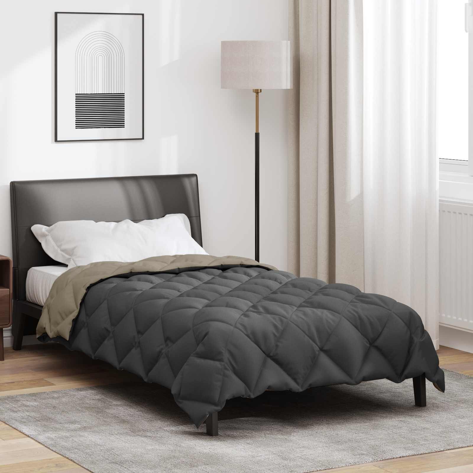 vidaXL Зимен юрган 155 x 200 см 450 гсм Микрофибър (100% полиестер)