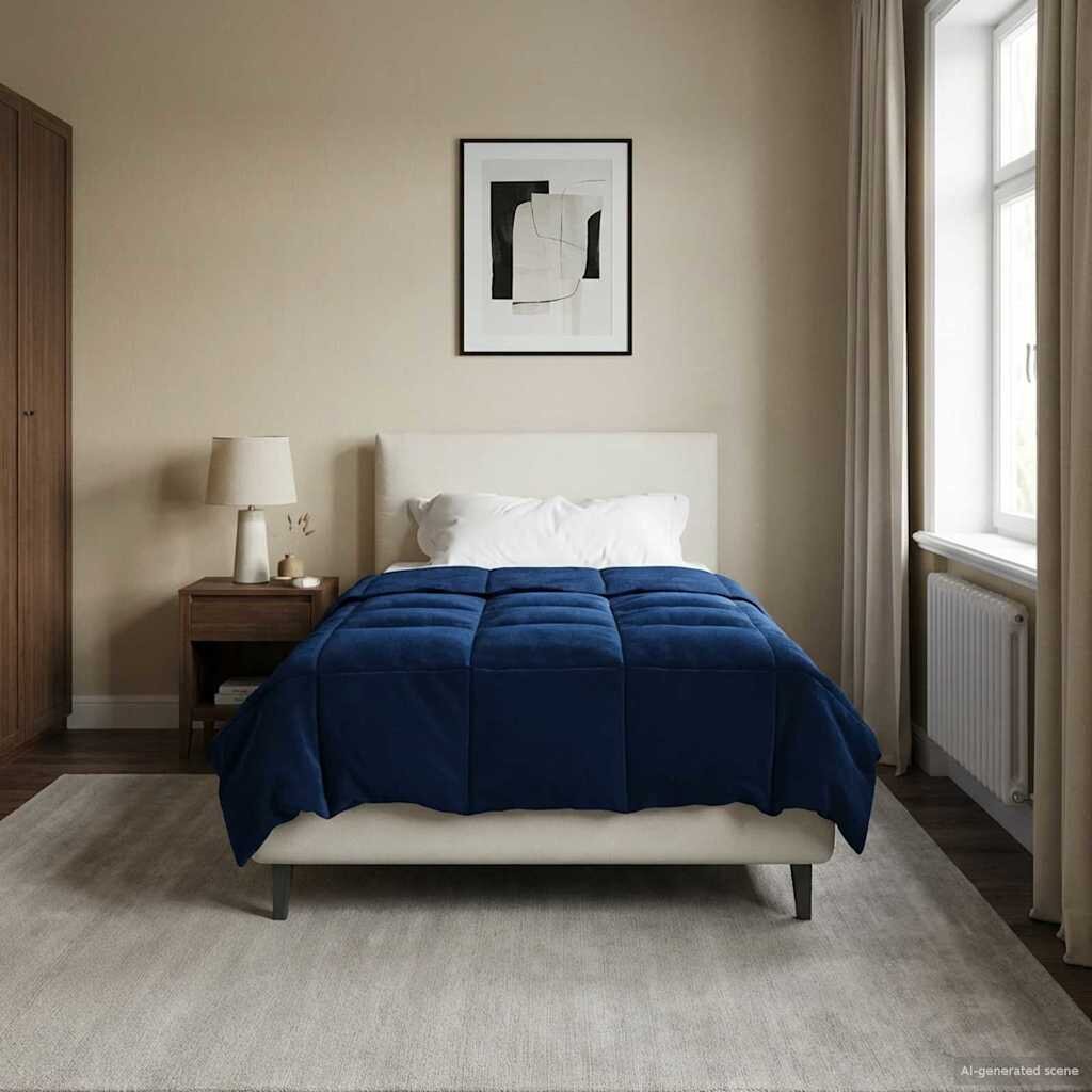 vidaXL Зимен юрган 155 x 220 cm Зима Микрофибър (100% полиестер)