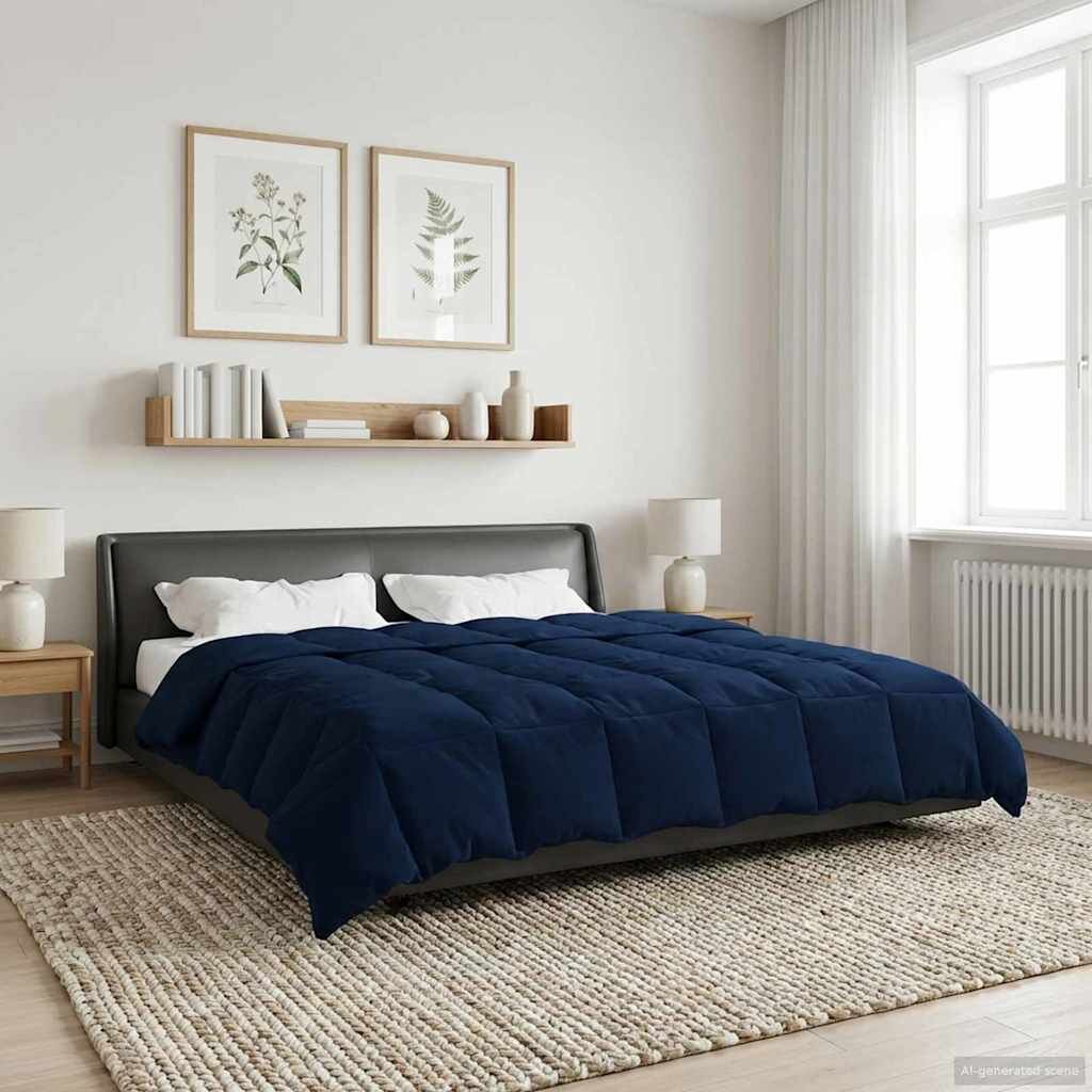 vidaXL Зимен юрган 200 x 200 cm Зима Микрофибър (100% полиестер)