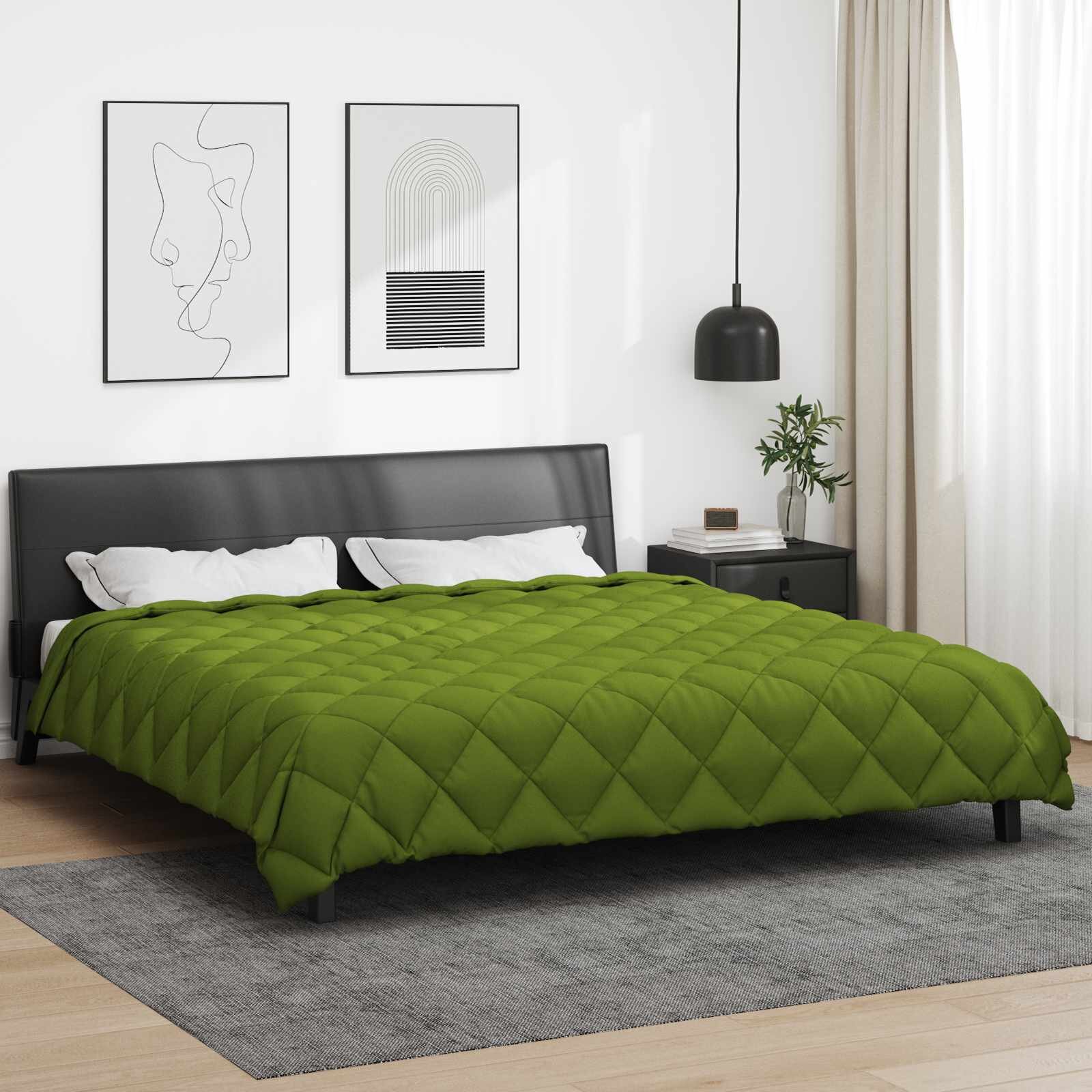 vidaXL Зимен юрган 200 x 220 cm 450 гсм Микрофибър (100% полиестер)