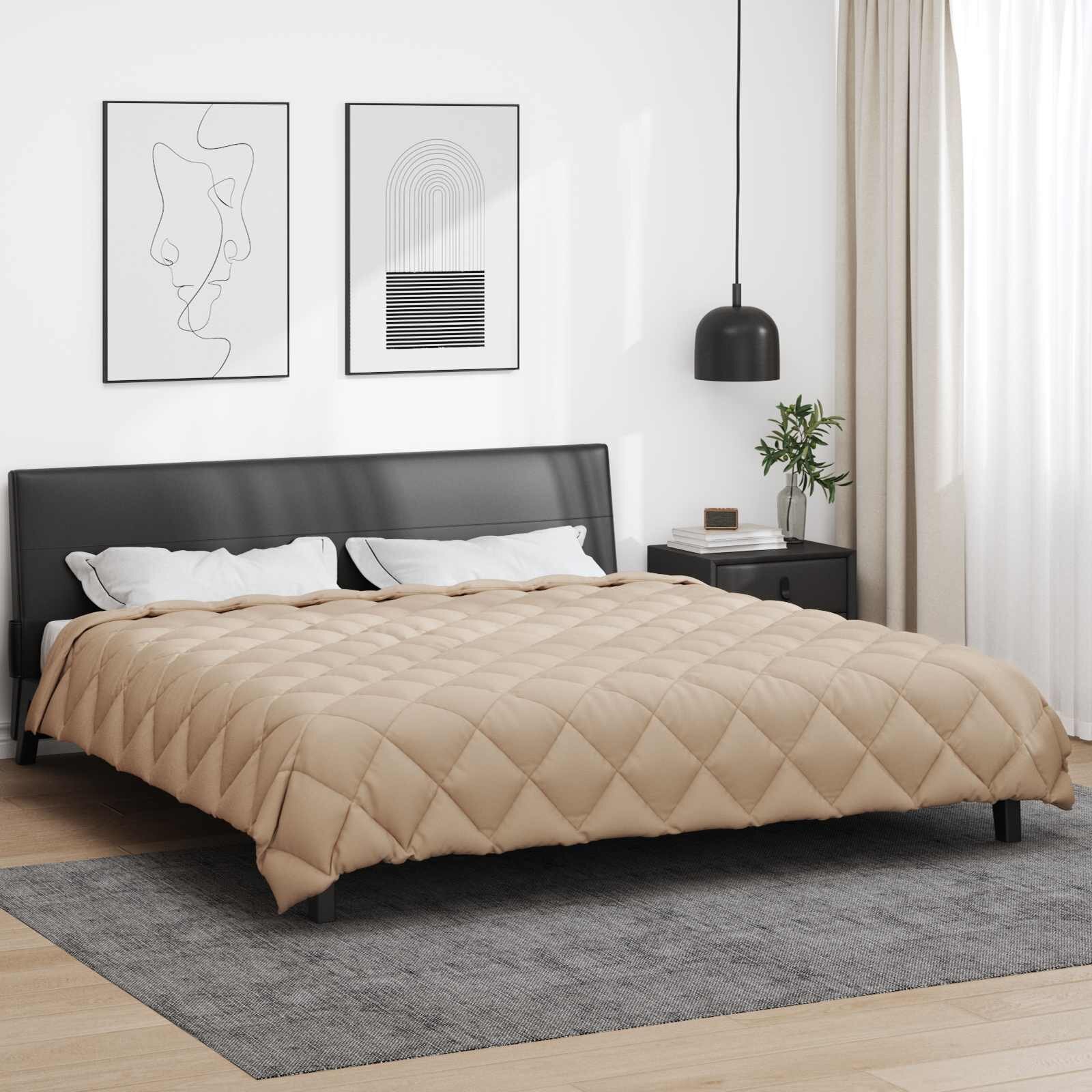 vidaXL Зимен юрган 200 x 220 cm 450 гсм Микрофибър (100% полиестер)