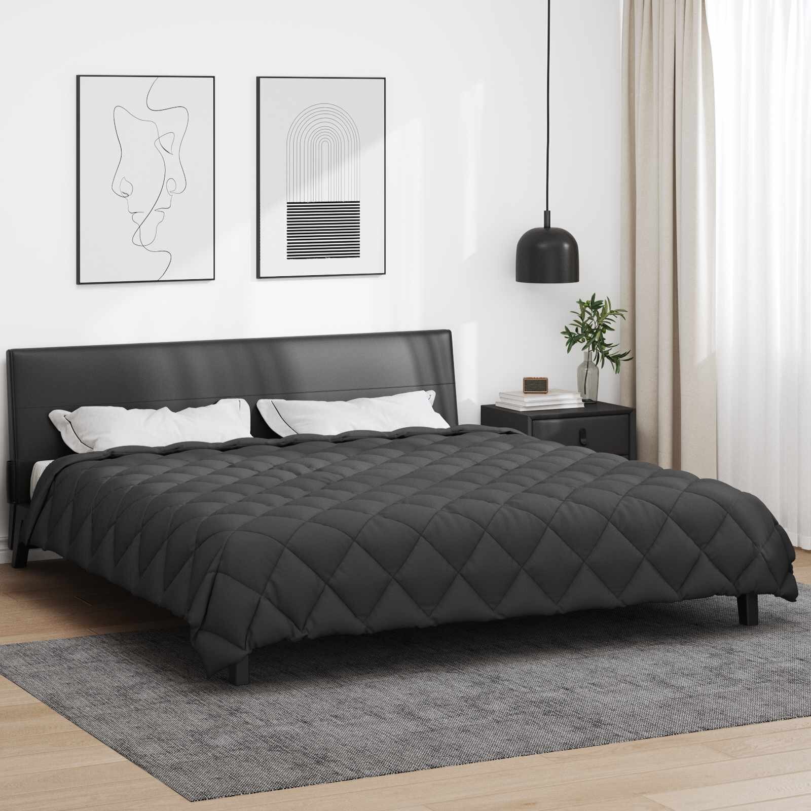 vidaXL Зимен юрган 200 x 240 cm 450 гсм Микрофибър (100% полиестер)