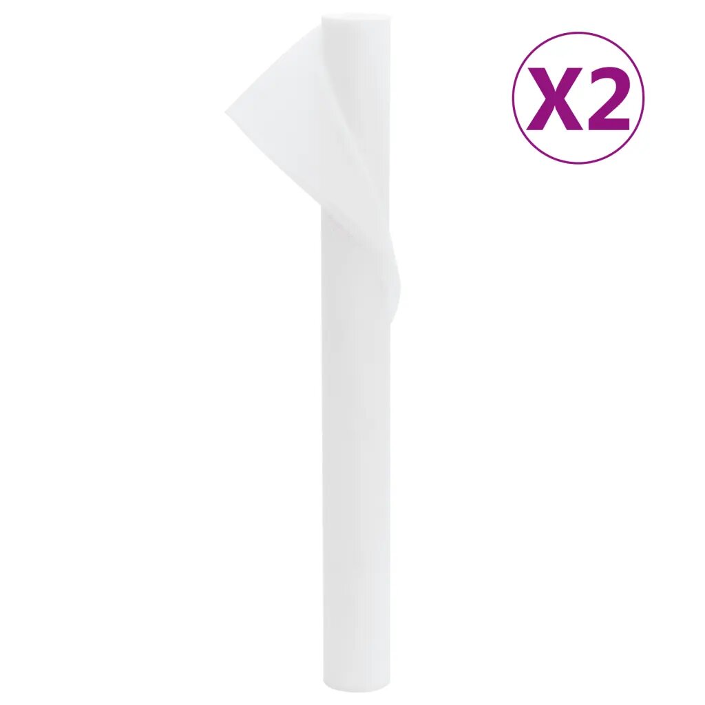 vidaXL Зимни покривала за растения 2 ролки 70 г/м² 10x16 м